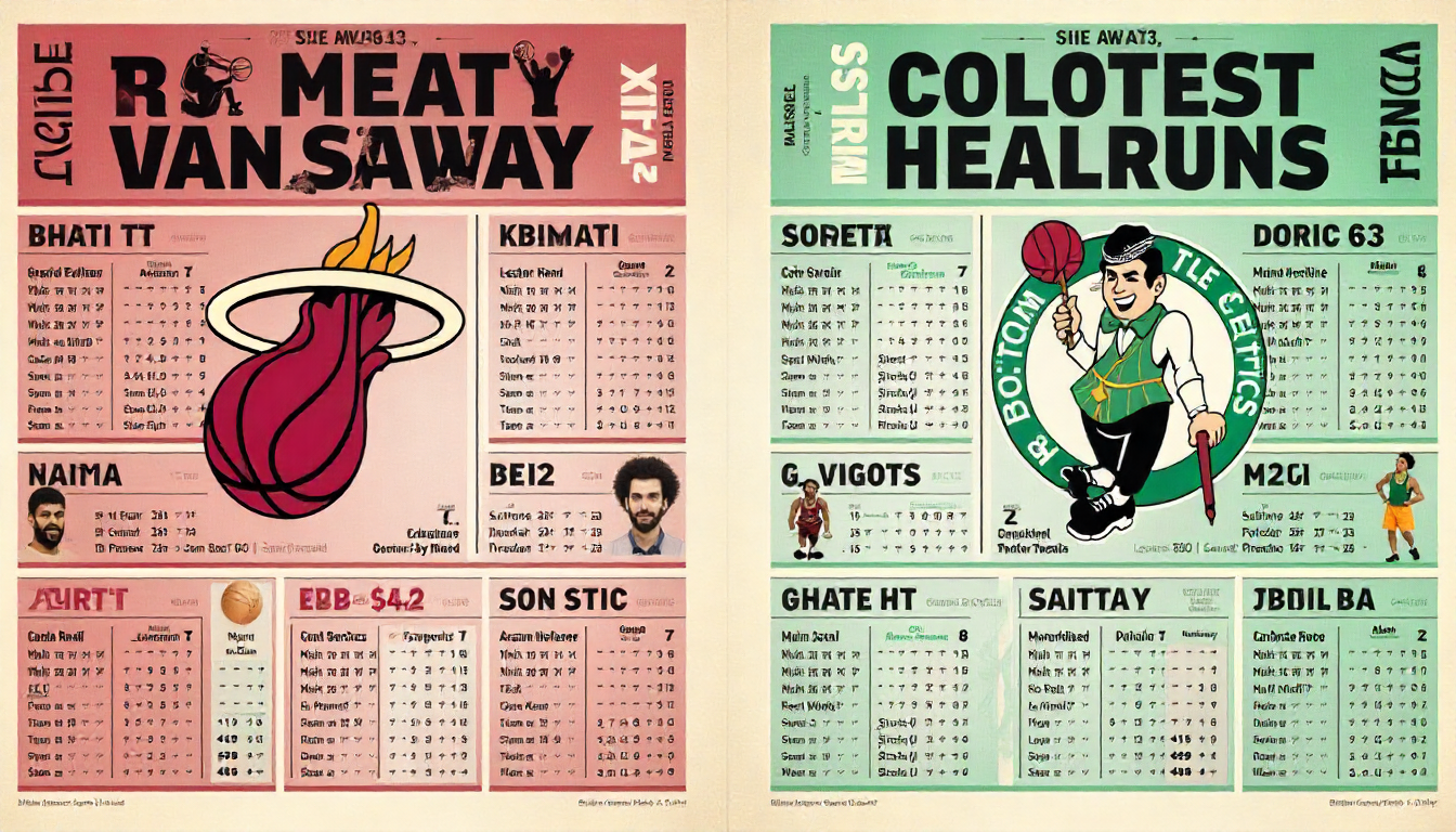 miami heat vs boston celtics match player stats