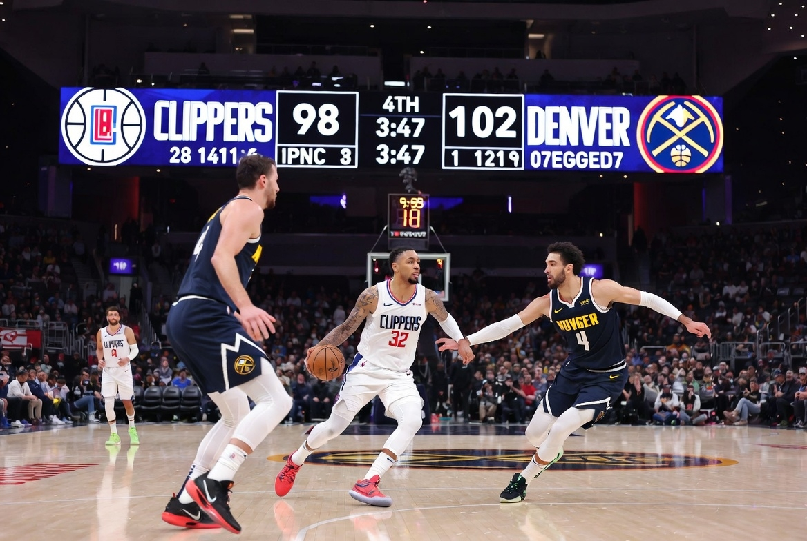 clippers vs denver nuggets match player stats