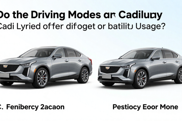 do the driving modes in cadillac lyriq offer different ranges or battery usages?
