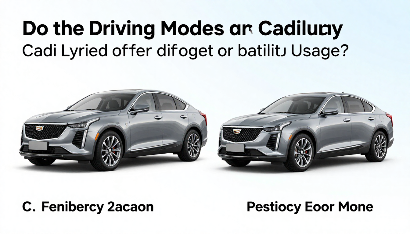 do the driving modes in cadillac lyriq offer different ranges or battery usages?