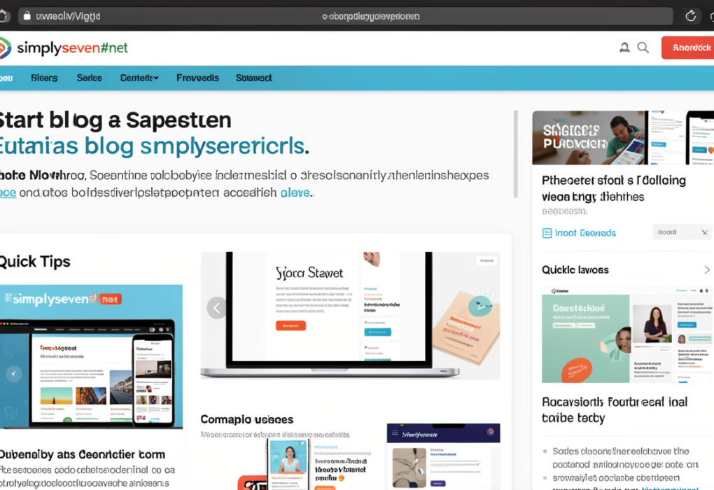 start blog simplyseven#net