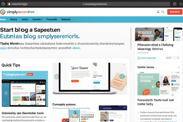 start blog simplyseven#net